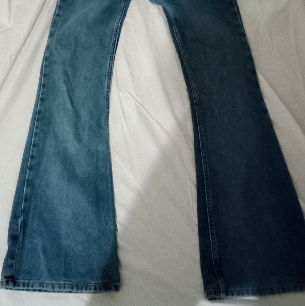 Woman's bell bottom jeans